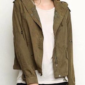 Brandy Melville Olive Green Cargo Jacket